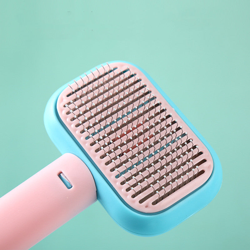 "Stainless Steel Pet Grooming Brush"