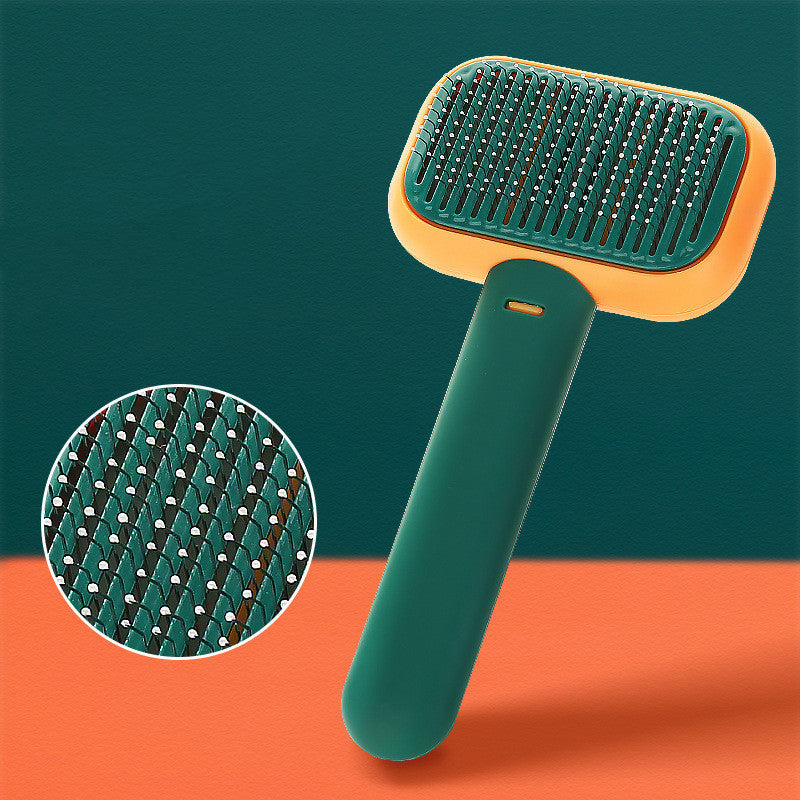 "Stainless Steel Pet Grooming Brush"