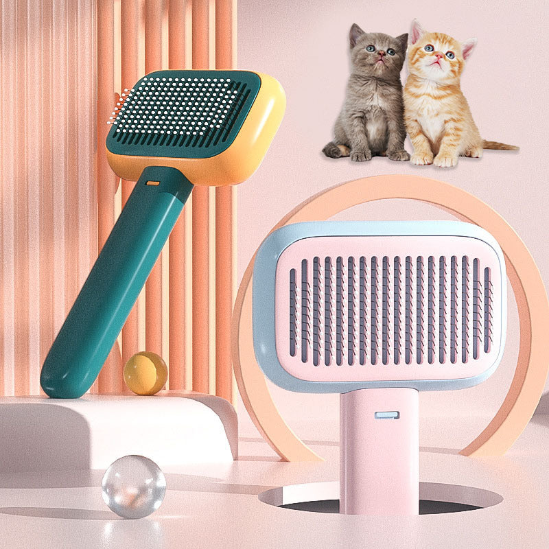 "Stainless Steel Pet Grooming Brush"