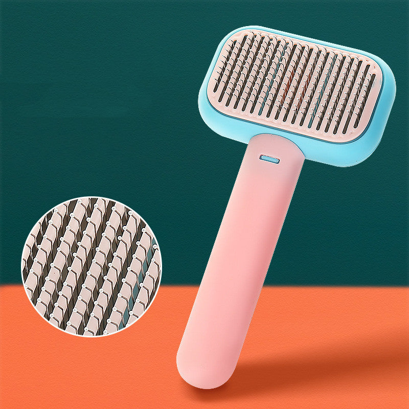 "Stainless Steel Pet Grooming Brush"