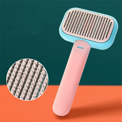 "Stainless Steel Pet Grooming Brush"